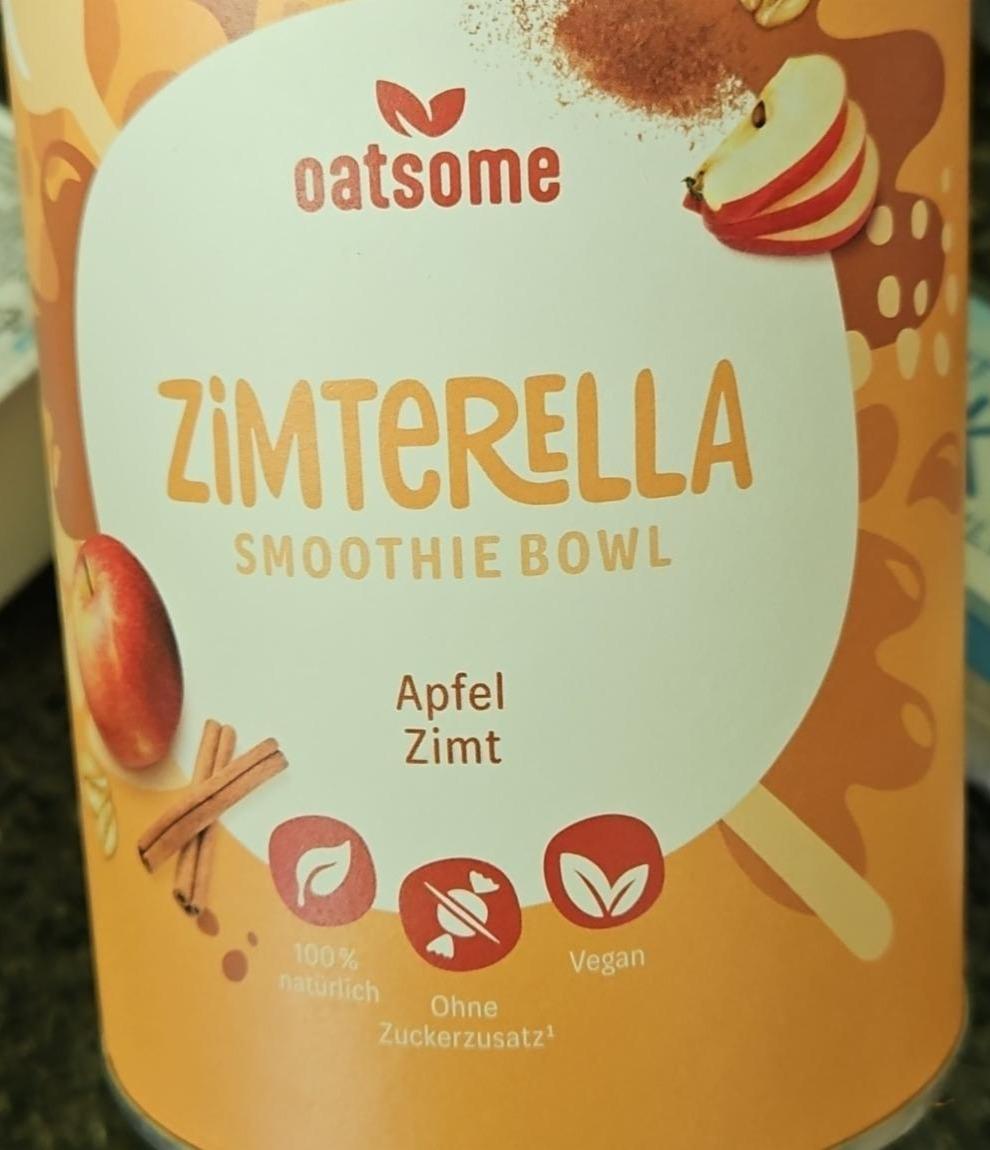 Fotografie - Zimterella Smoothie Bowl Apfel Zimt Oatsome