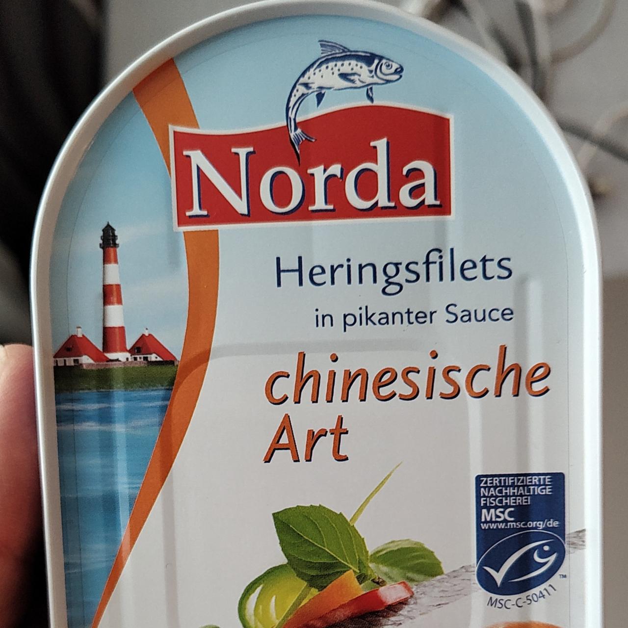 Fotografie - Heringsfilets in pikanter Sauce Norda