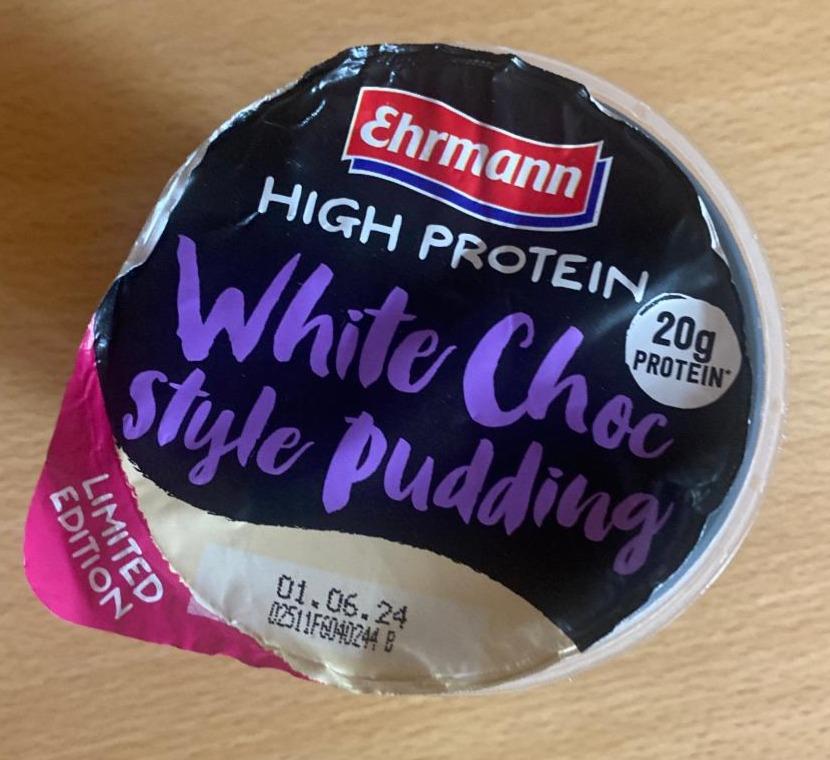 Fotografie - High Protein White Choc style pudding Ehrmann