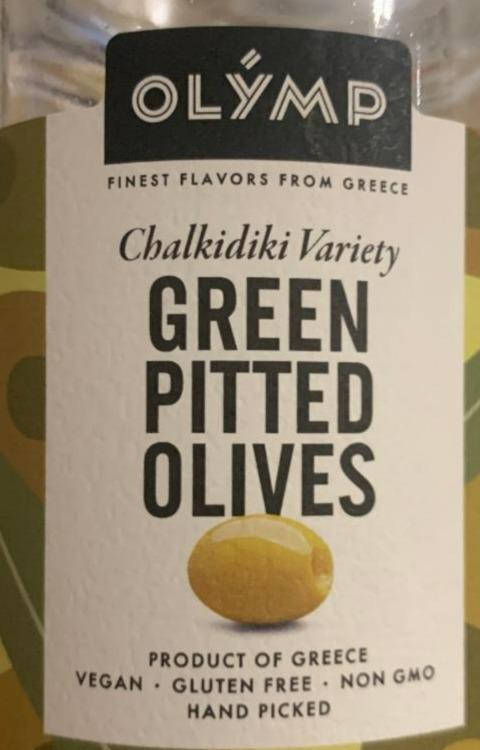 Fotografie - Chalkidiki Variety Green pitted olives Olymp