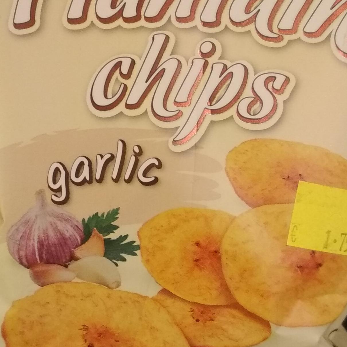 Fotografie - Plantain Chips Garlic SaMai