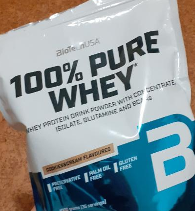 Fotografie - 100% PURE WHEY BioTechUSA Cookies&cream