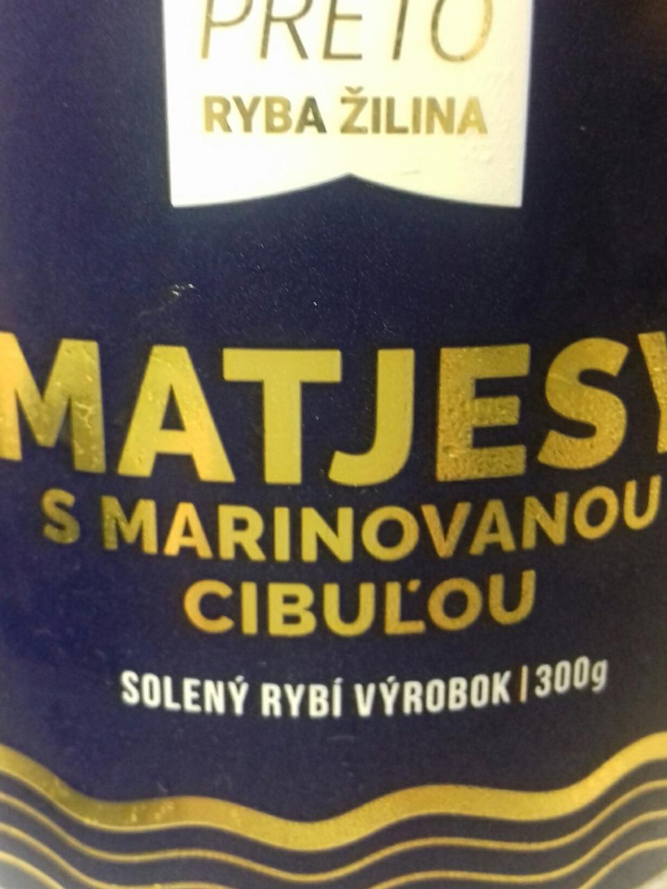 Fotografie - Matjesy s marinovanou cibuľou Preto Ryba Žilina