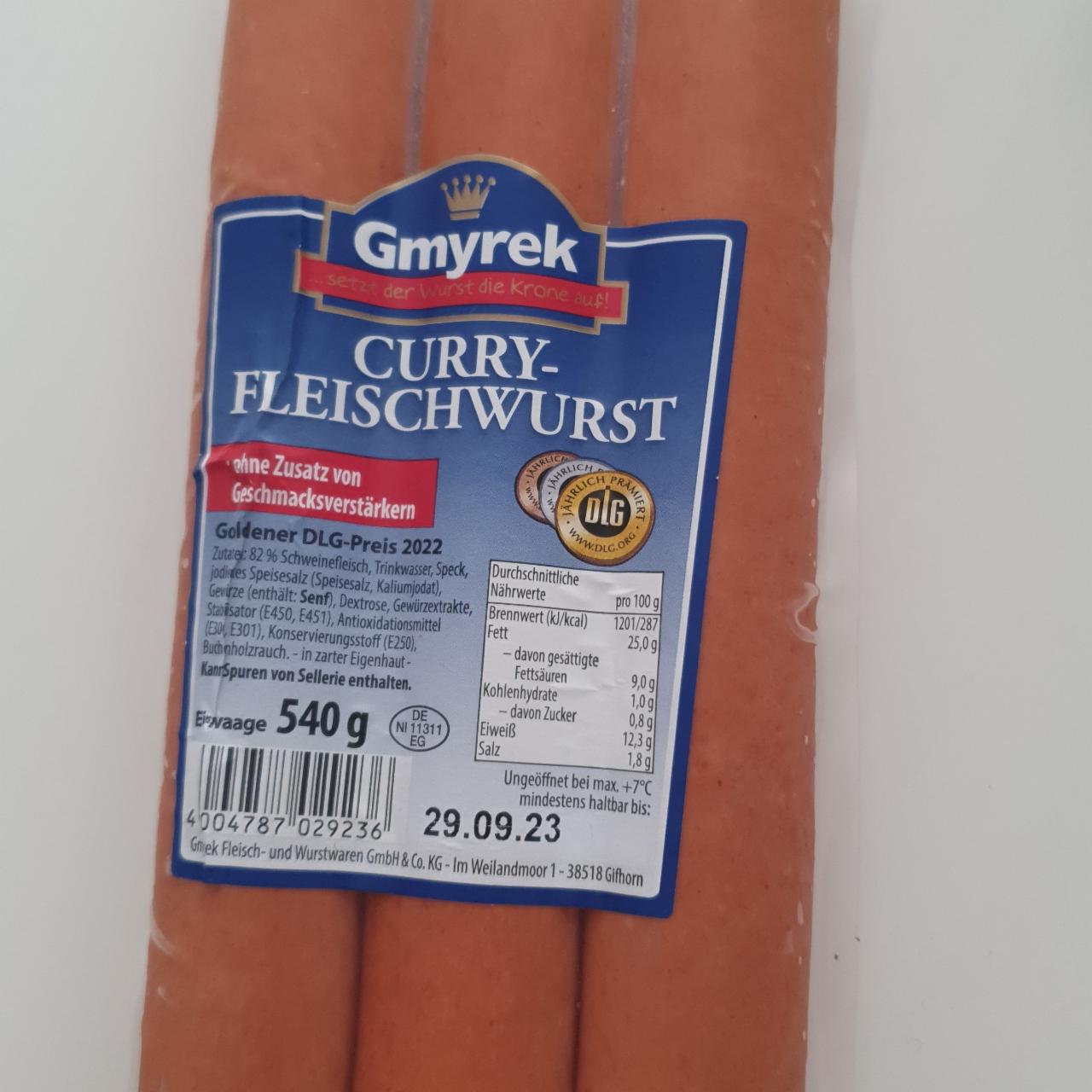 Fotografie - Curry-Fleischwurst Gmyrek