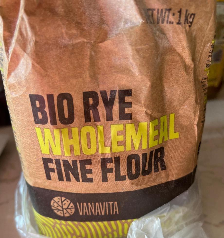 Fotografie - Bio rye wholemeal fine flour