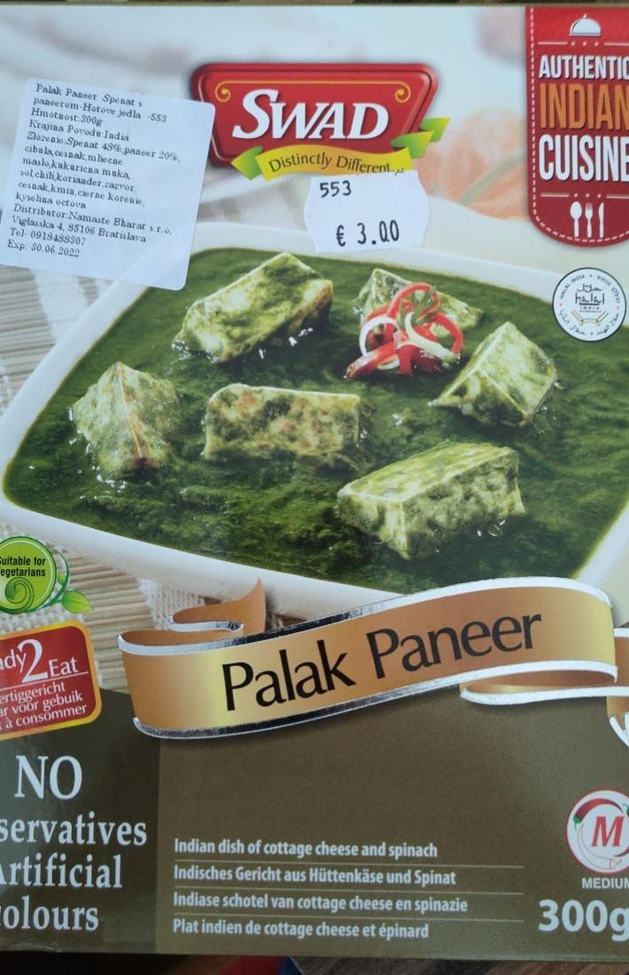 Fotografie - Swad Palak Paneer 