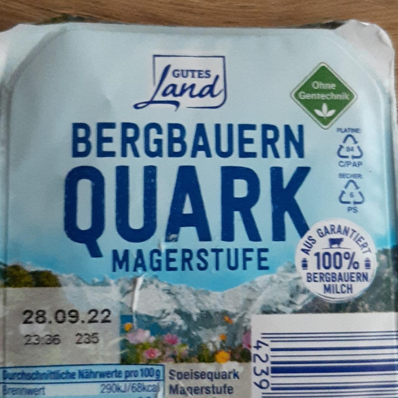 Fotografie - Bergbauern Quark magerstufe Gutes Land