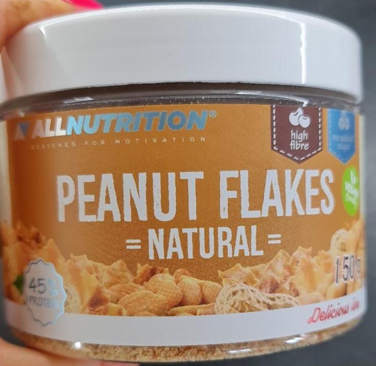 Fotografie - Peanut flakes natural Allnutrition