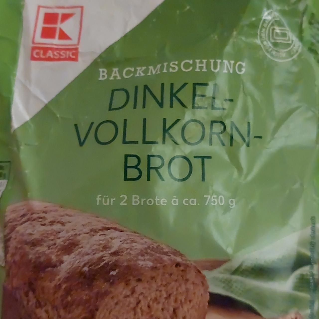 Fotografie - Dinkel-Vollkornbrot Backmischung K-Classic