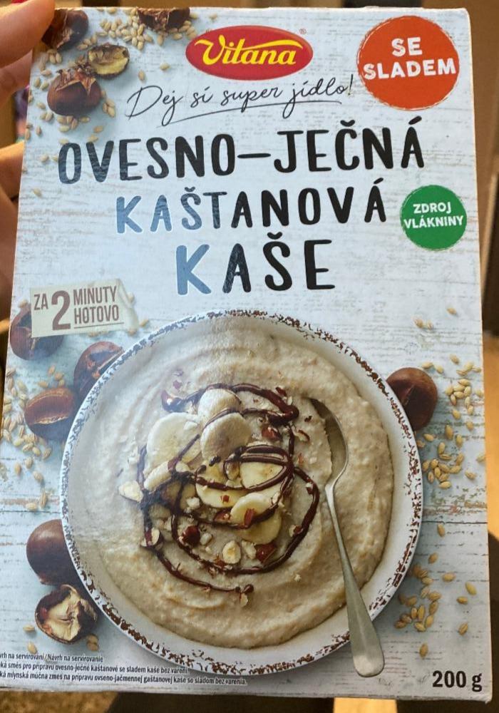 Fotografie - ovseno-jačmenná gaštanová kaša Vitana