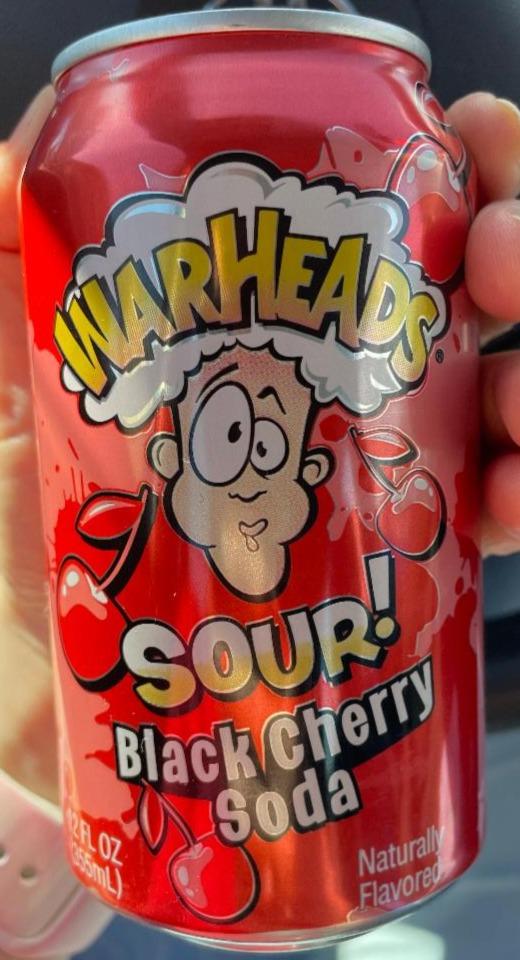 Fotografie - Sour! Black Cherry Sodaa Warheads