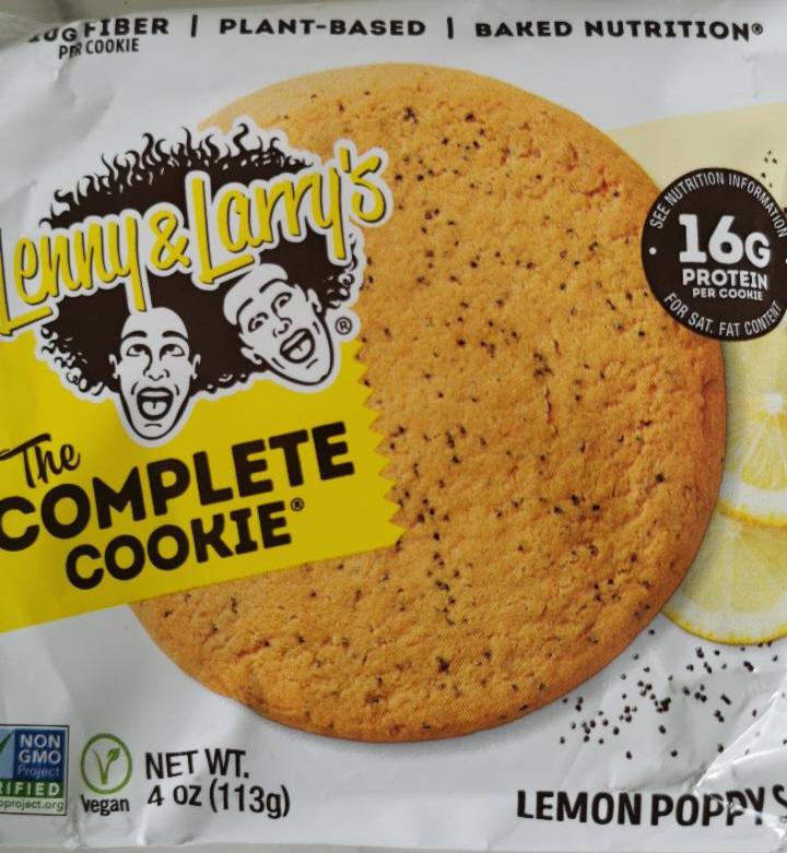 Fotografie - The Complete cookie Lemon Poppy seed Lenny & Larry's