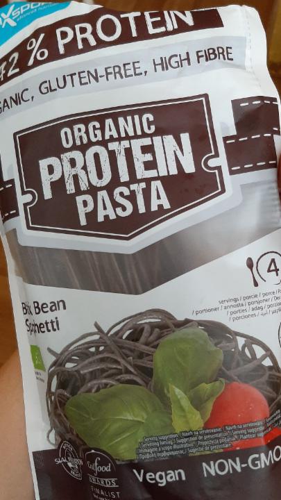 Fotografie - organic protein pasta black bean spaghetti 42% protein