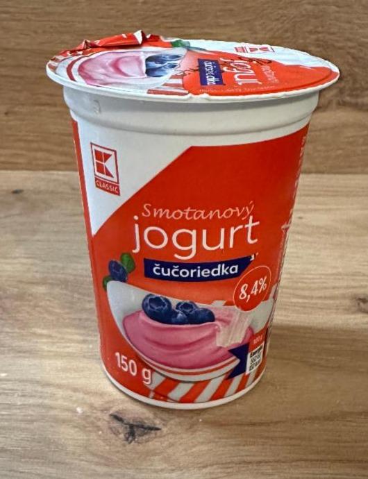 Fotografie - Smotanový jogurt čučoriedka K-Classic