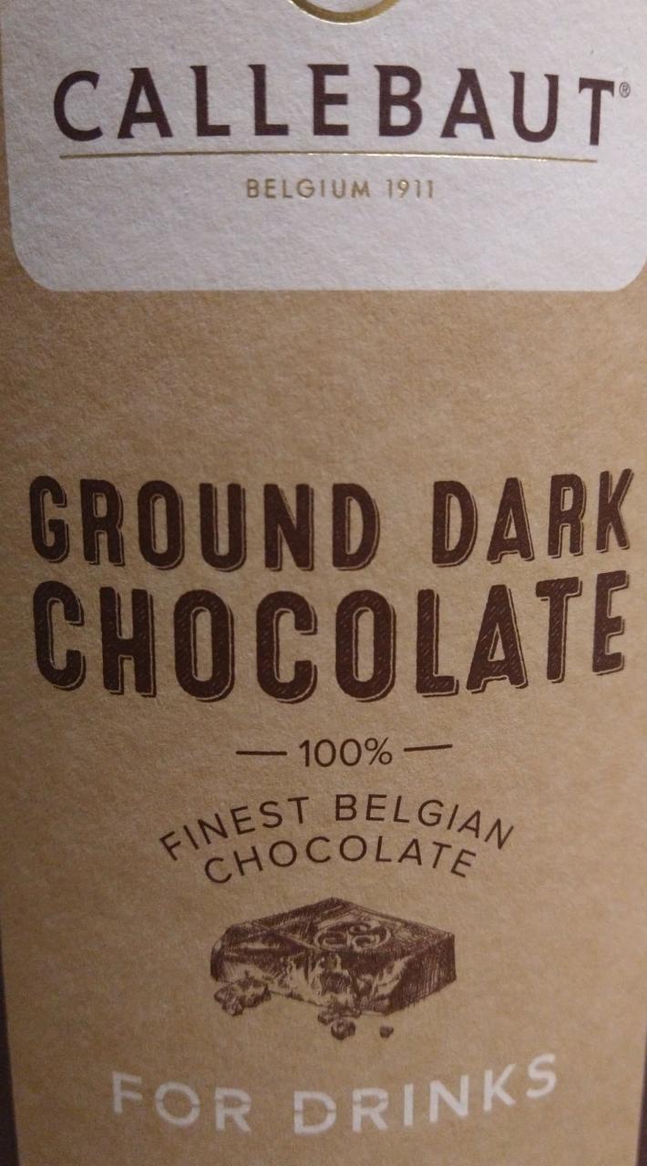 Fotografie - Ground dark chocolate for drinks Callebaut