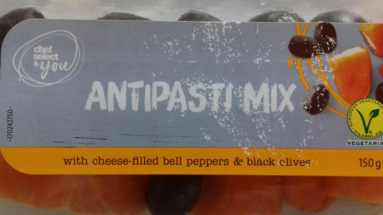 Fotografie - Antipasti Mix with cheese-filled bell peppers & black olives Chef select