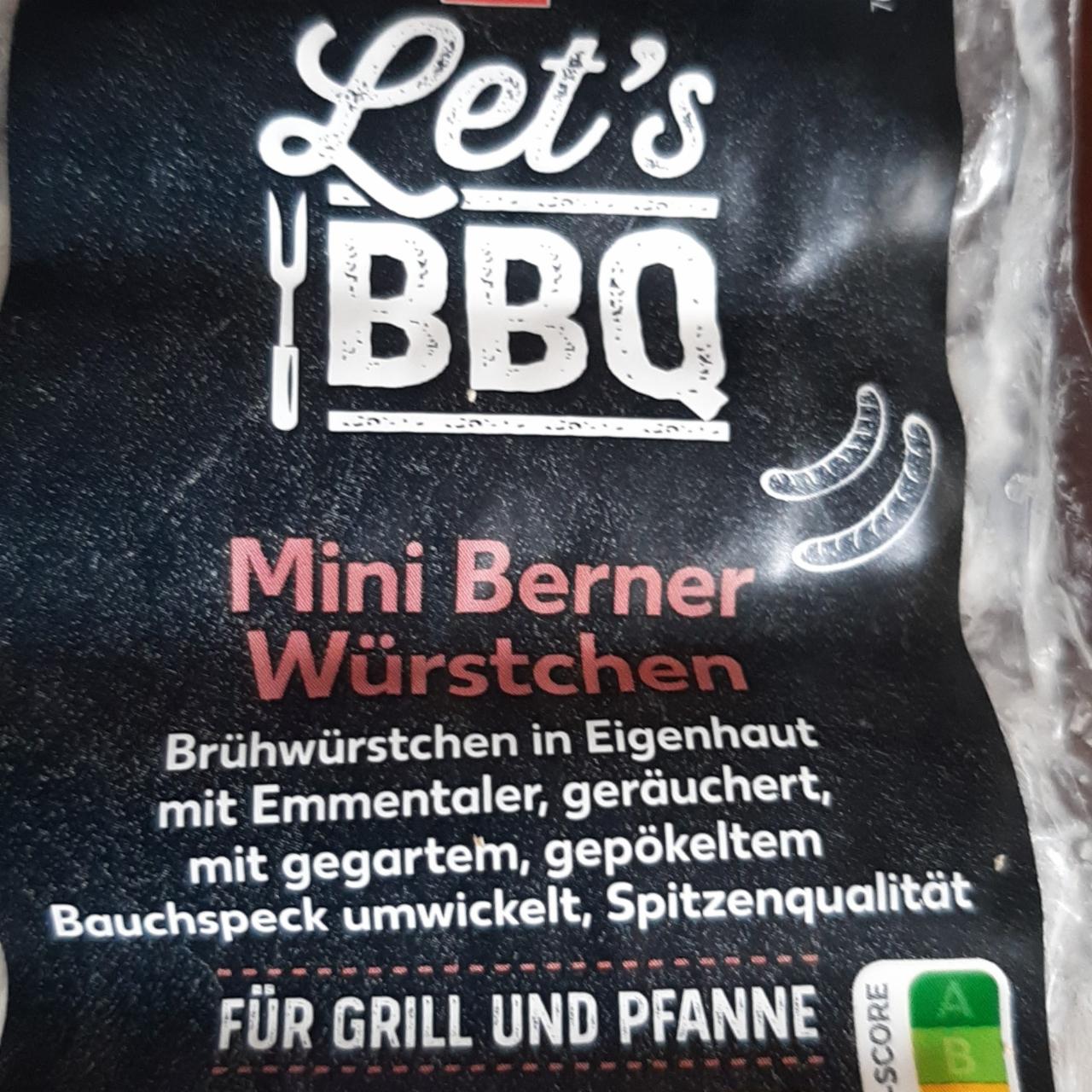 Fotografie - Mini Berner Wurstchen Let´s BBQ