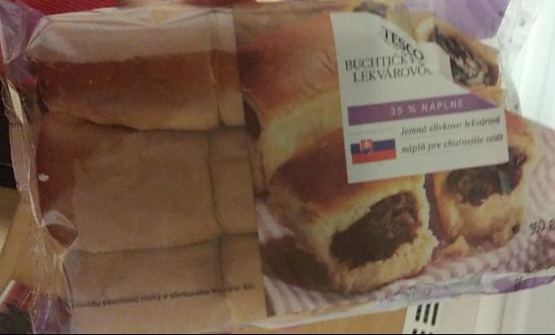 Fotografie - buchticky so slivkovolekvarovou naplnou Tesco