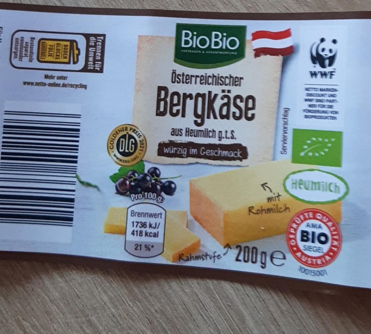 Fotografie - Österreichischer Bergkäse BioBio