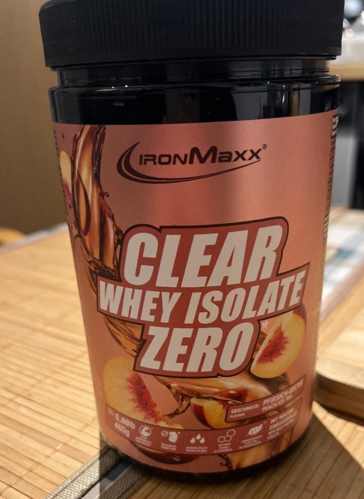 Fotografie - Clear Whey Isolate Zero IronMaxx