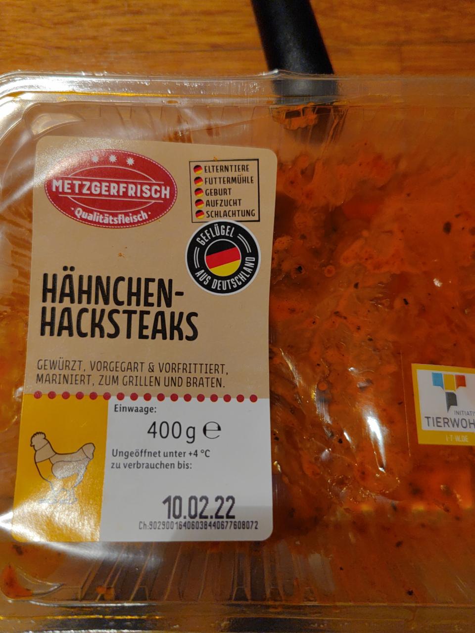 Fotografie - Hähnchen Hacksteaks