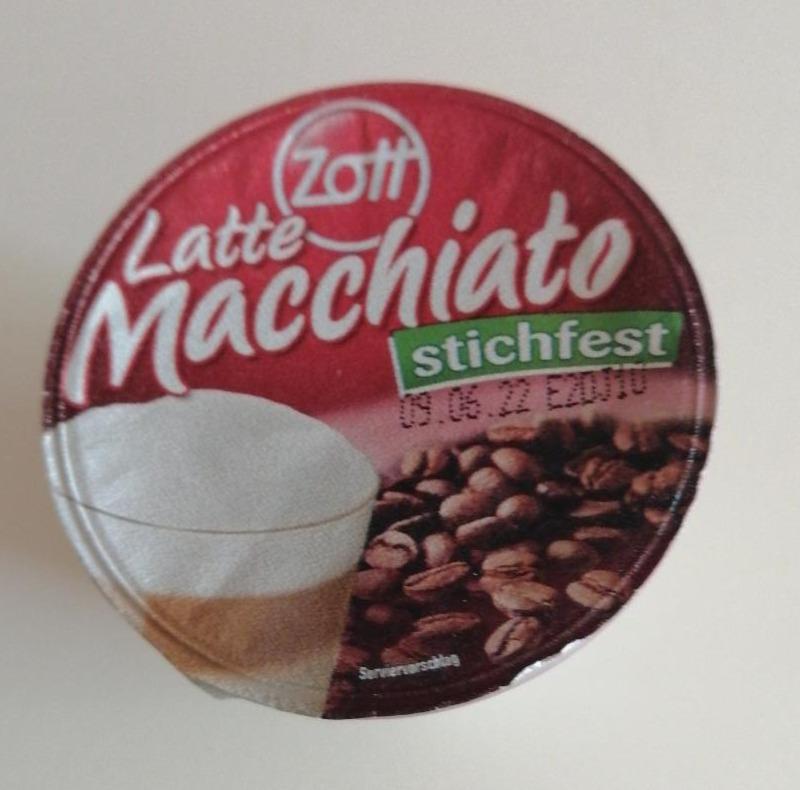 Fotografie - Latte Macchiato stichfest Zott