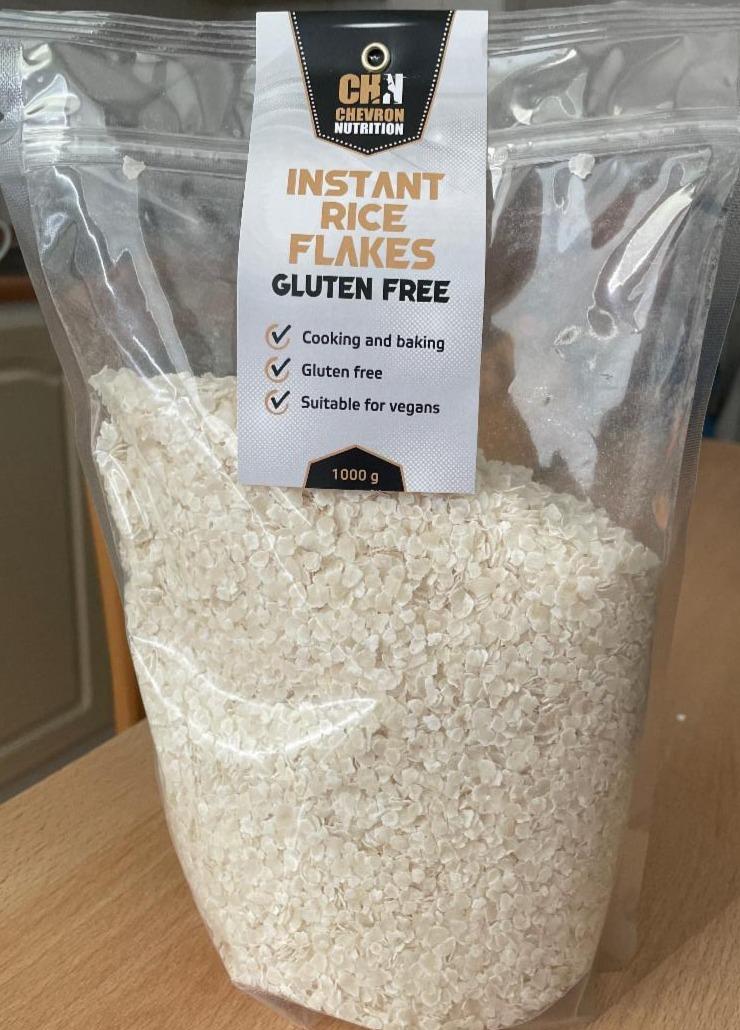 Fotografie - instant rice flakes chevron nutrition