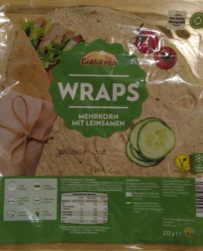 Fotografie - Wraps Mehrkorn mit Leinsamen Goldähren