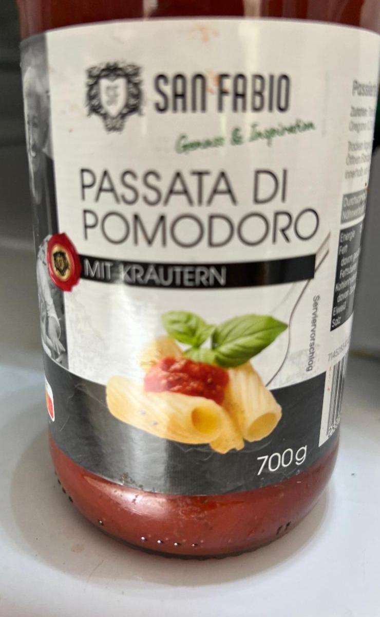 Fotografie - Passata Di Pomodoro mit Kräutern San Fabio