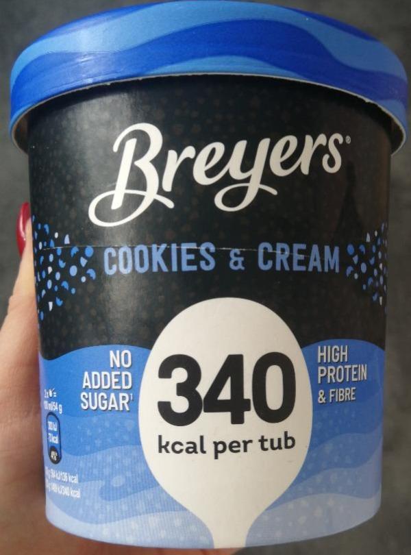 Fotografie - Cookies & Cream high protein & fibre Breyers