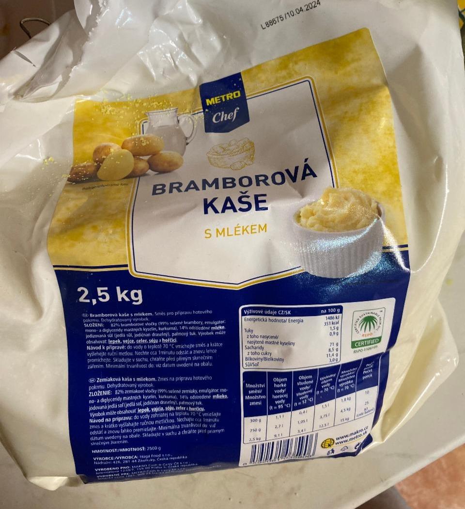 Fotografie - Bramborová Kaše s mlékem Metro Chef