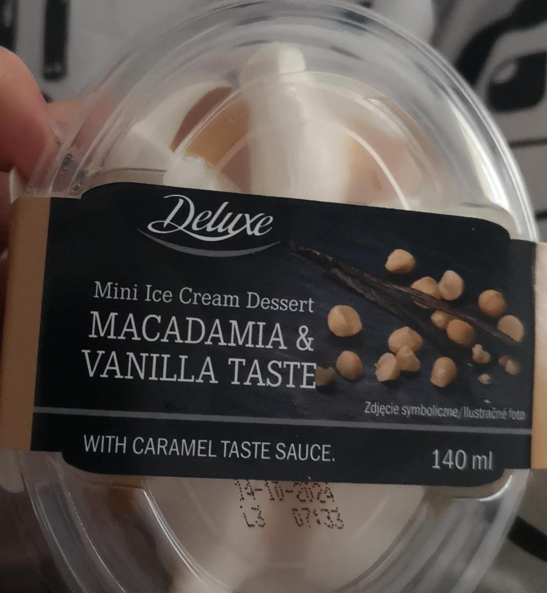 Fotografie - Mini ice cream dessert Macadamia & vanilla taste Deluxe