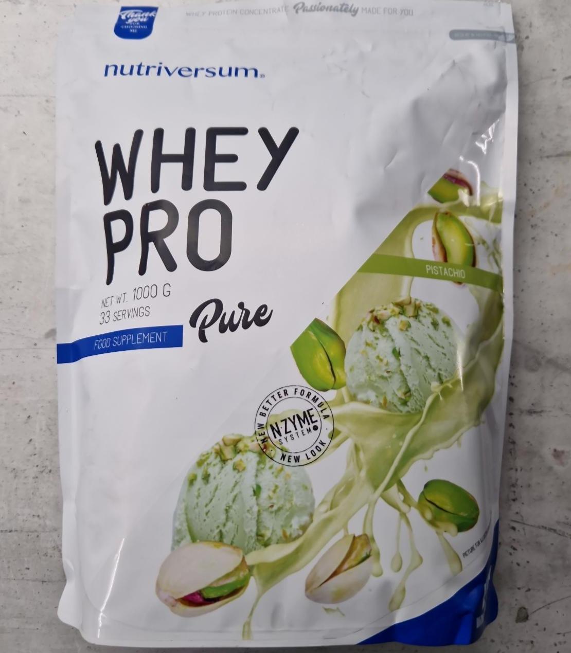 Fotografie - Whey Pro Pure Pistachio Nutriversum