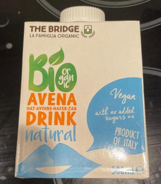 Fotografie - Bio Organic Avena Oat drink natural The Bridge
