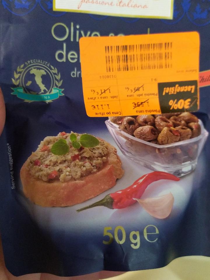 Fotografie - Sušené olivy s čili Lidl Italiamo