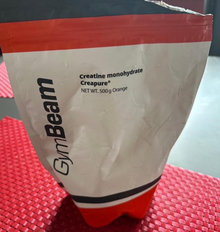 Fotografie - Creatine monohydrate Creapure Orange GymBeam