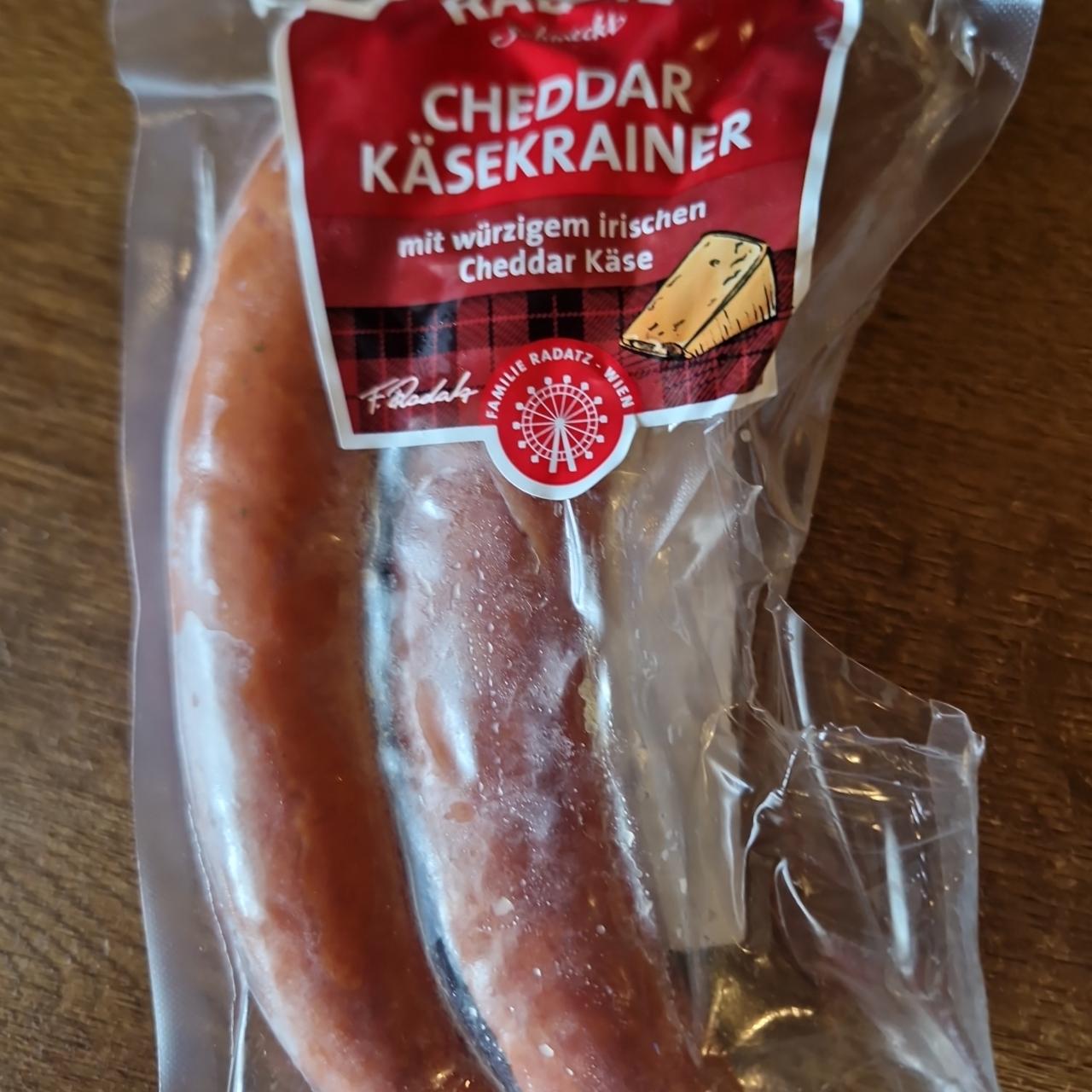 Fotografie - Cheddar Käsekrainer Radatz