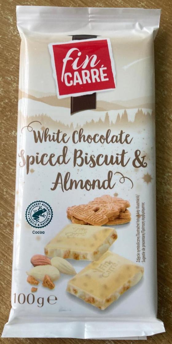 Fotografie - white chocolate spiced biscuit & almond Fin carre