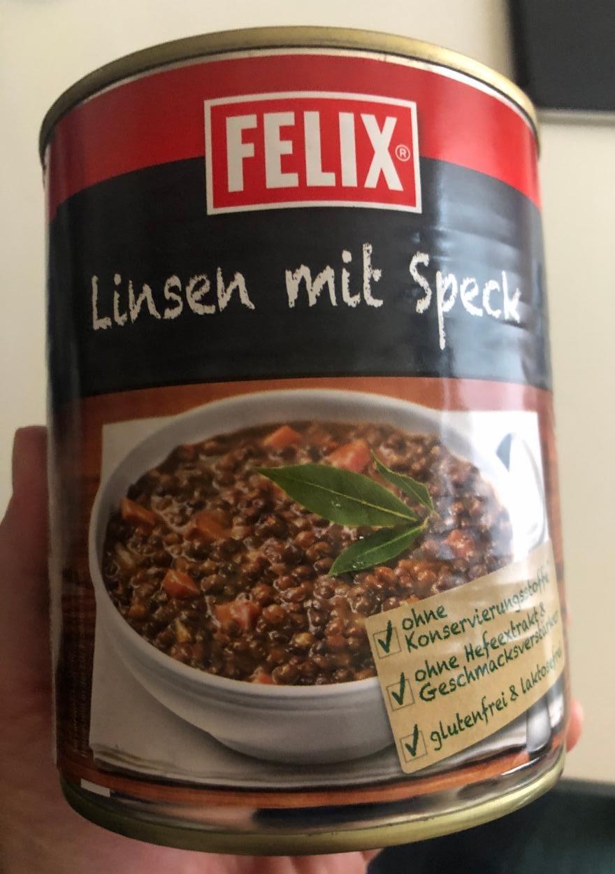 Fotografie - linsen mit speck felix