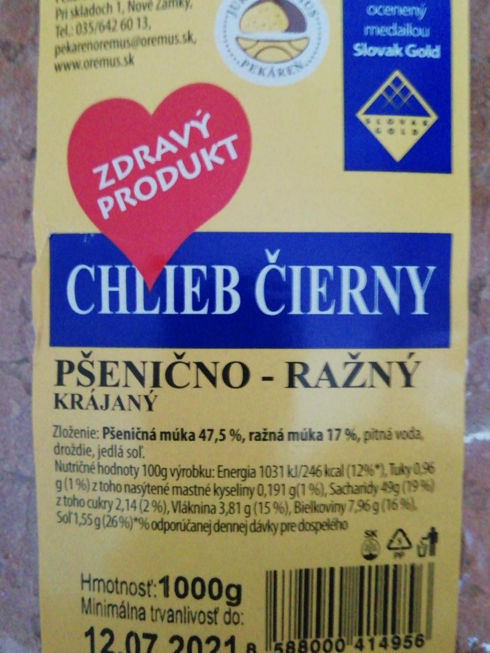 Fotografie - Chlieb Čierny Pšenično-Ražný