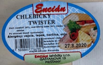 Fotografie - Chlebíčky twister