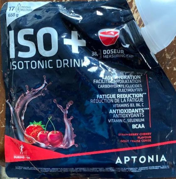Fotografie - ISOtonic drink Aptonia strawberry cherry