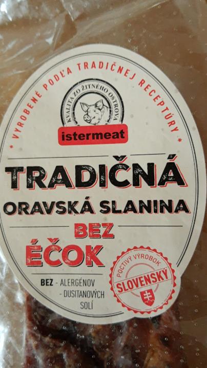 Fotografie - Tradičná Oravská slanina Istermeat