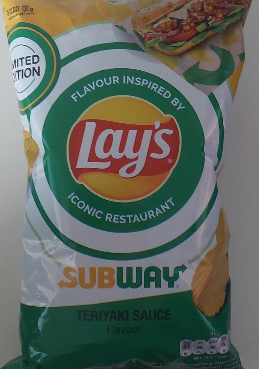 Fotografie - Lay's Subway Teriyaki Sauce flavour