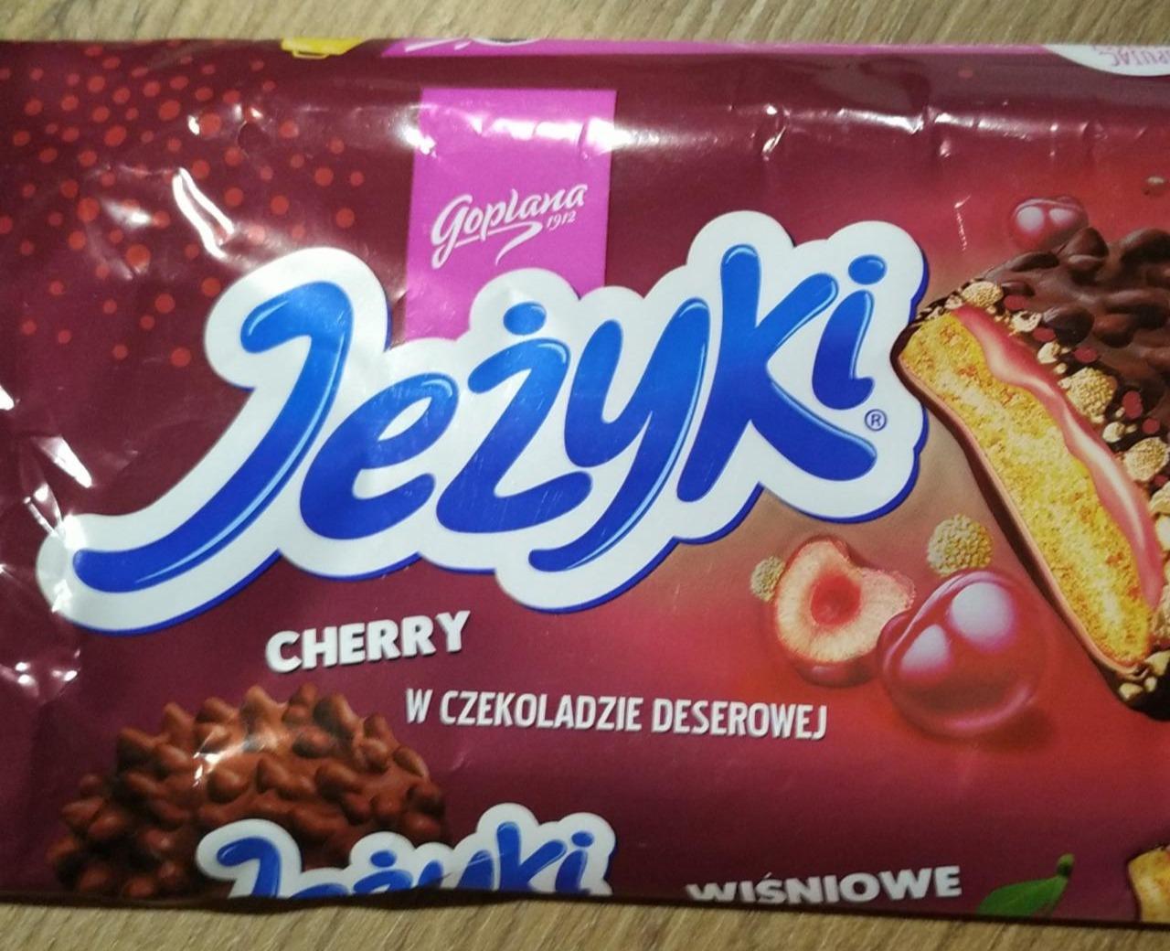 Fotografie - Jeźyki Cherry w czekoladzie deserowej Goplana