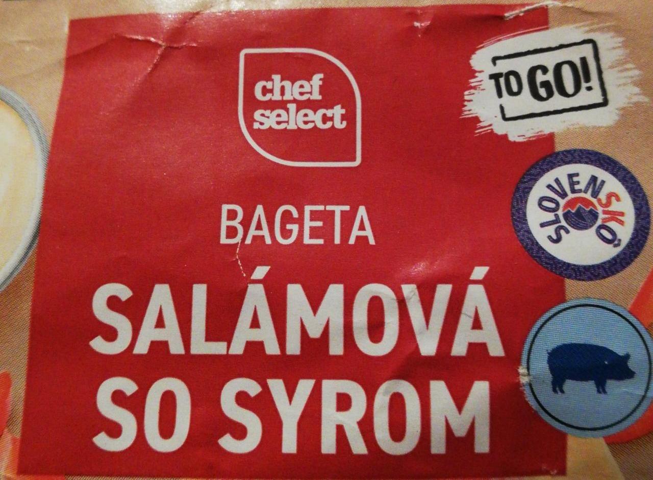 Fotografie - Bageta salámova so syrom Chef Select