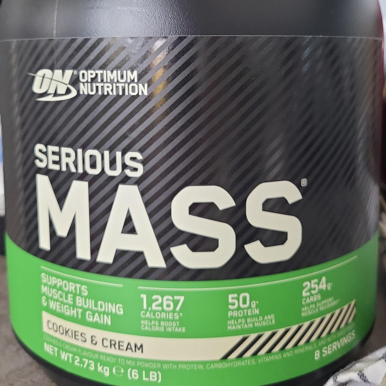 Fotografie - Serious Mass cookies & cream Optimum Nutrition