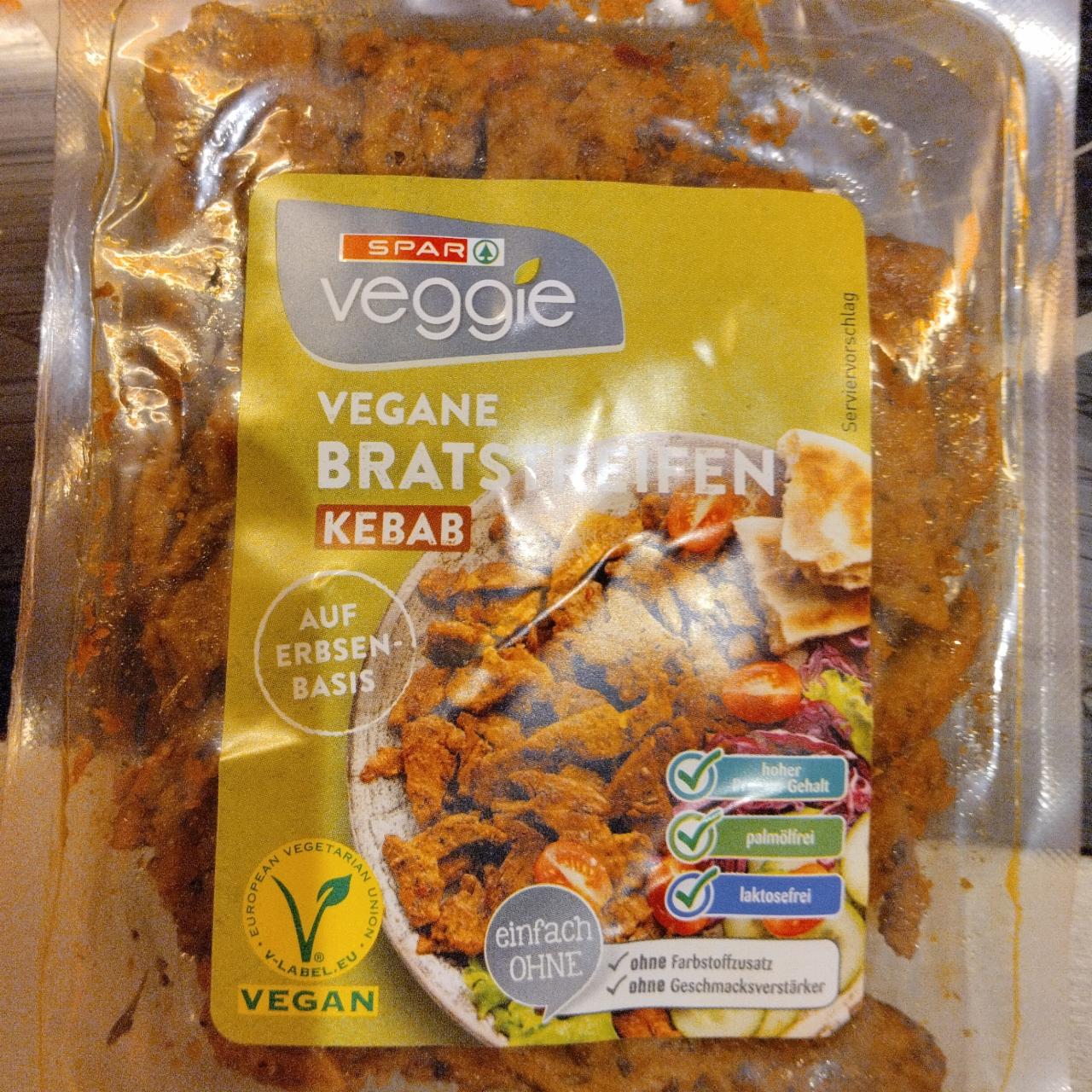 Fotografie - Vegane Bratstreifen Kebab Spar Veggie