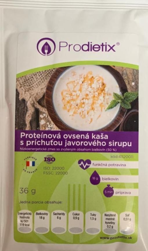 Fotografie - proteinova ovsena kasa s javorovym sirupom 1x36g