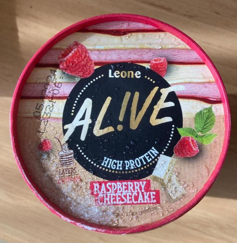 Fotografie - Al!ve High protein Raspberry Cheesecake Leone